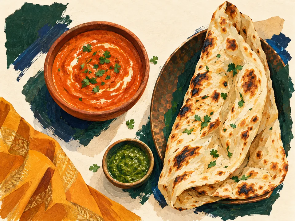 Original concept illustration, not a photograph of this restaurant or a verified dish.